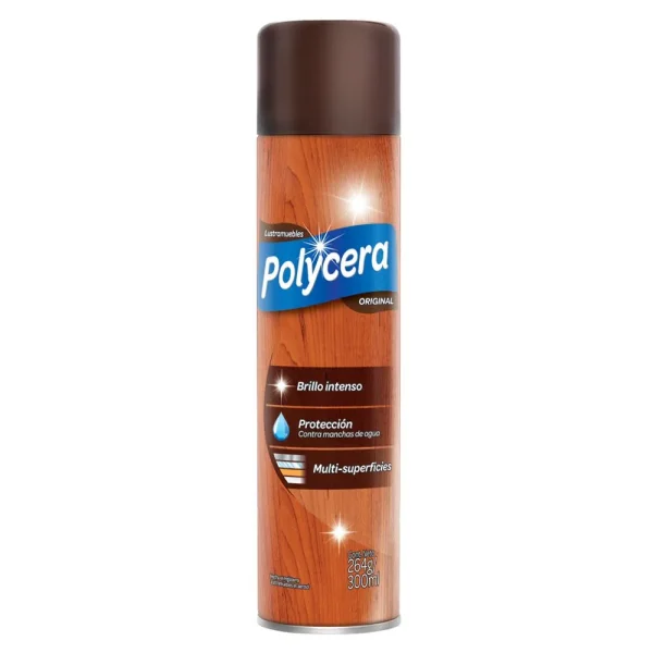 Polycera Lustra Muebles Aerosol 300 cc