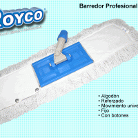 Royco Barredor Profesional Algodón -Plástico-
