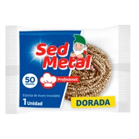 Sed Metal Esponja Dorada Gastronomica x 50grs