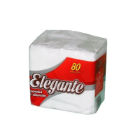 Elegante Servilleta Soft Blanca 33x33 x80 unid