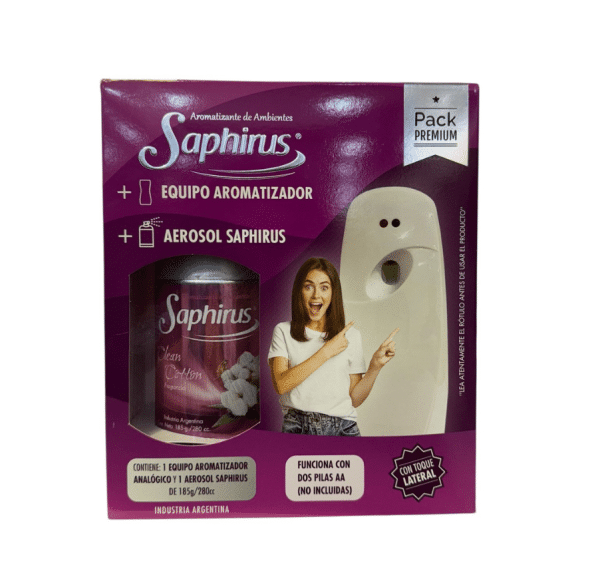Saphirus Pack Premium Aparato Difusor + Aerosol